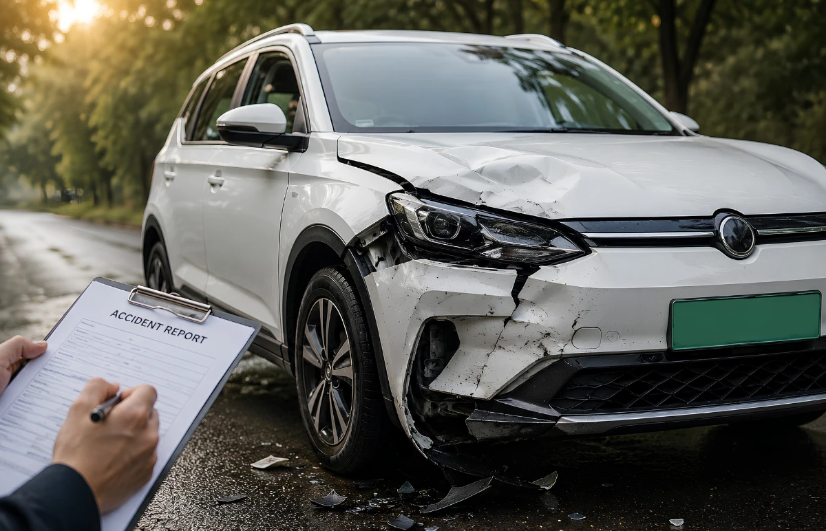 Accident Damage in Electric Vehicles